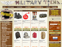 Tablet Screenshot of militarytrend.ro